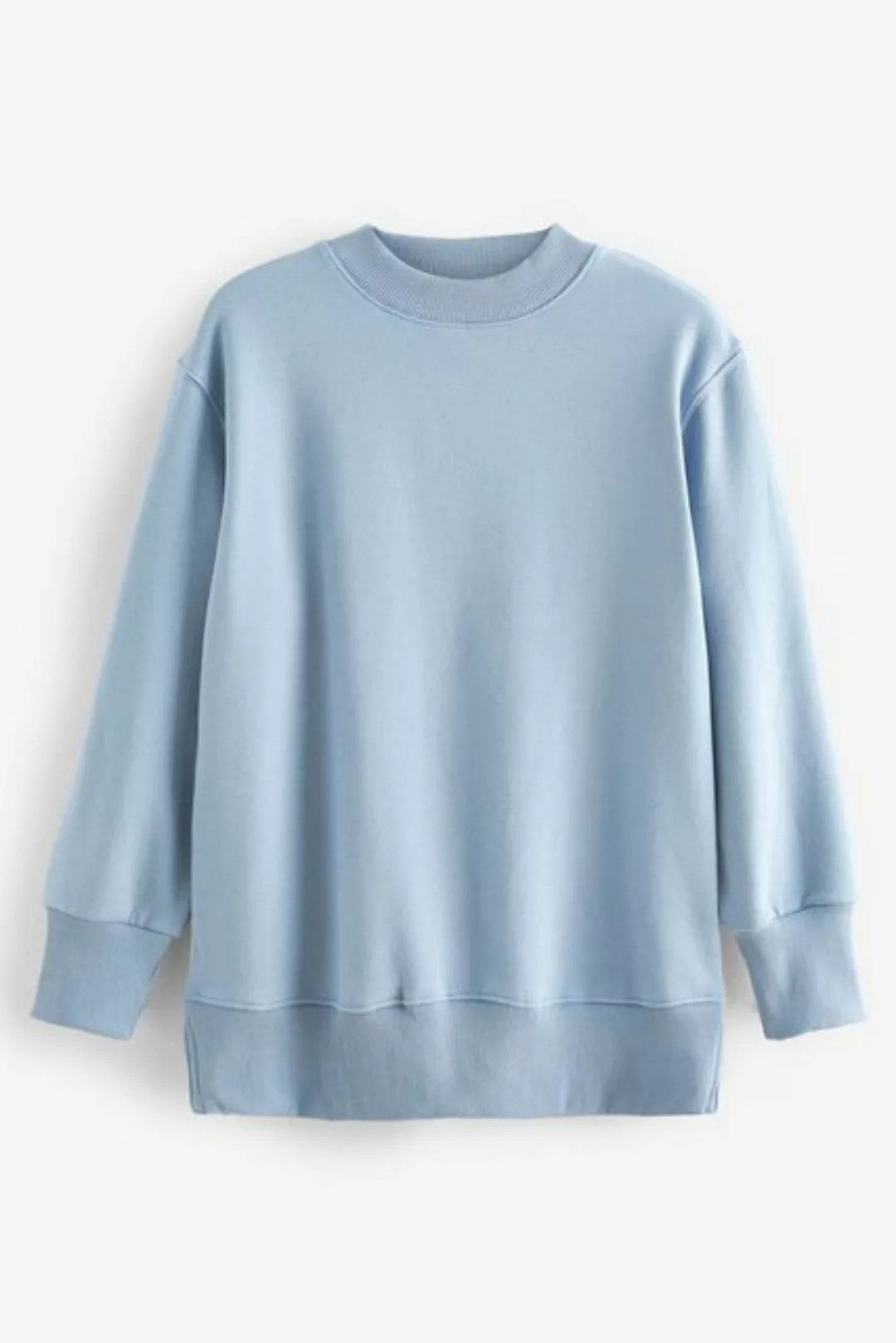 Next Longsweatshirt Essentials Langes Baumwoll-Sweatshirt, Relaxed Fit (1-t günstig online kaufen