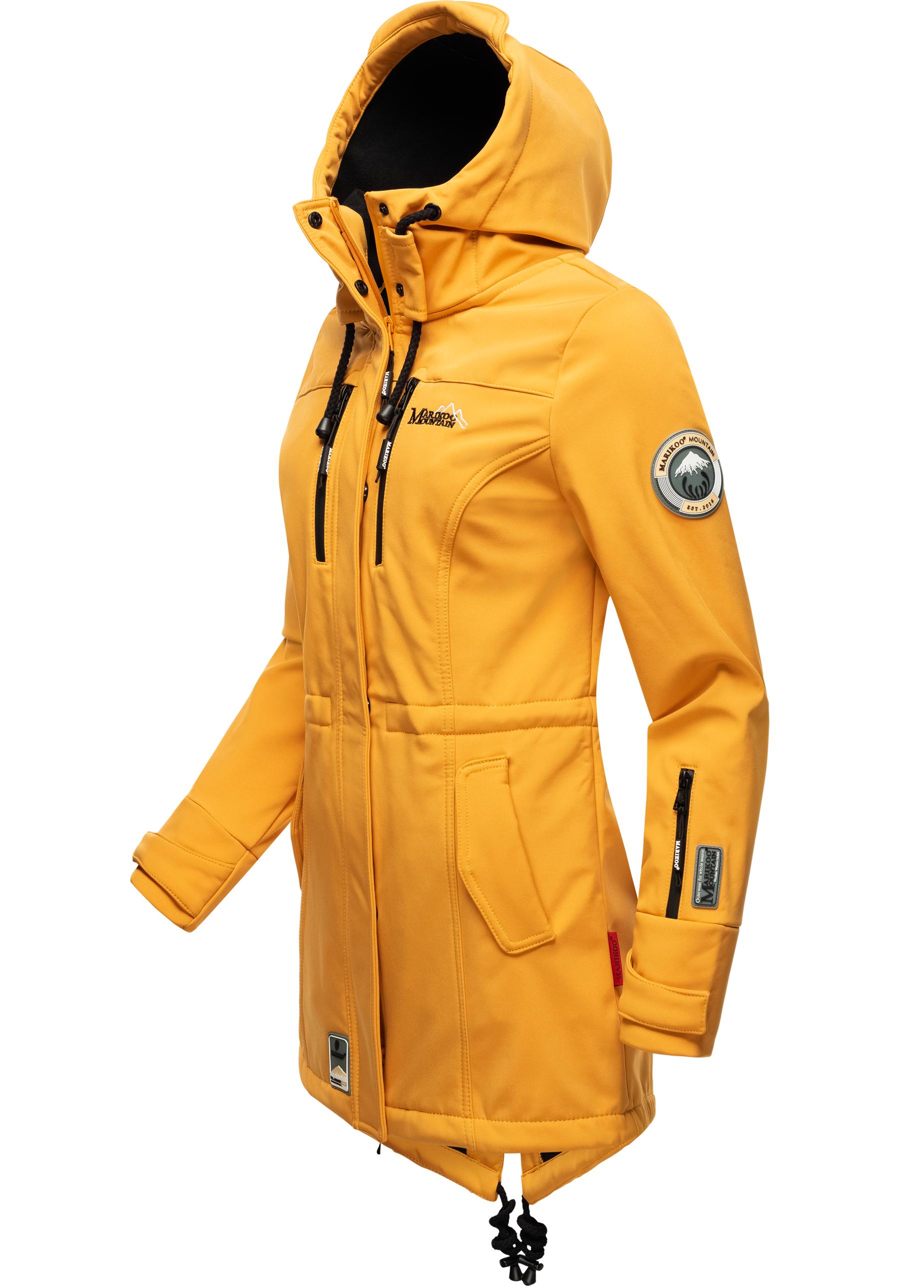 Marikoo Funktionsmantel "Zimtzicke", sportlicher Softshell Parka mit Kapuze günstig online kaufen