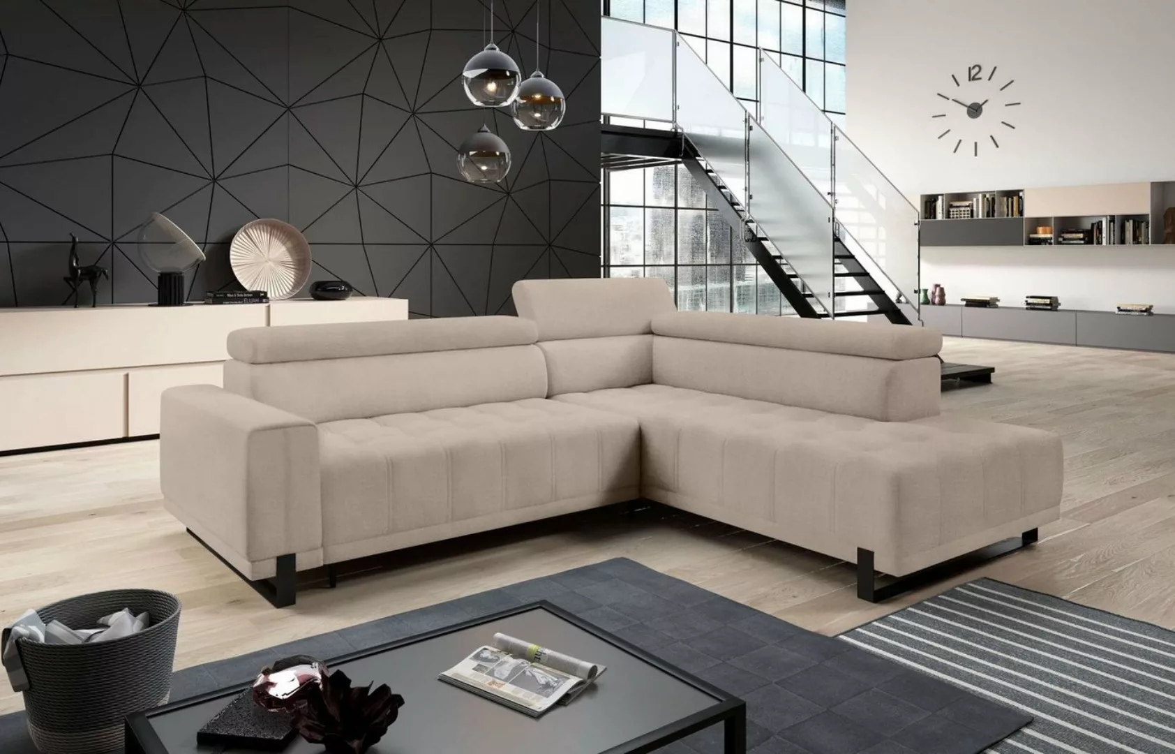 99rooms Ecksofa Stylefy Norwich Ecksofa, L-Form, Eckcouch, Sitztiefenverste günstig online kaufen