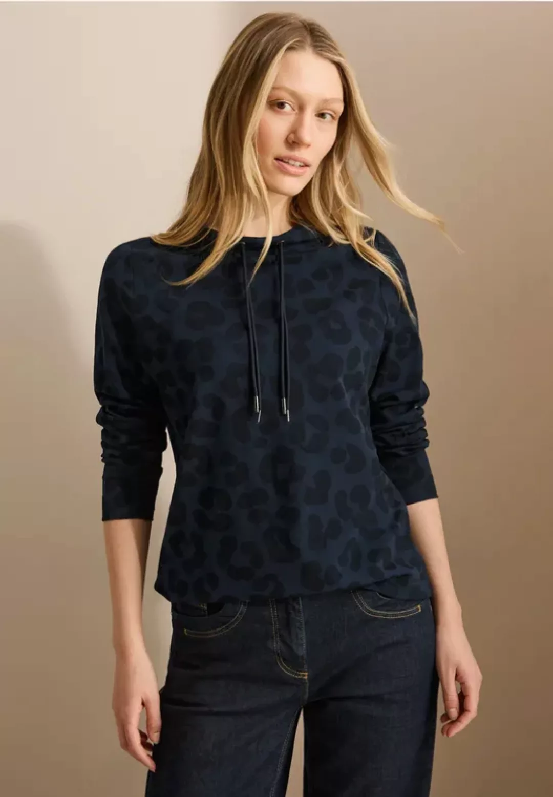 Cecil Sweatshirt, im Leo Design günstig online kaufen