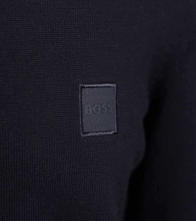 BOSS Rollkragenpullover Akiro Navy - Größe L günstig online kaufen