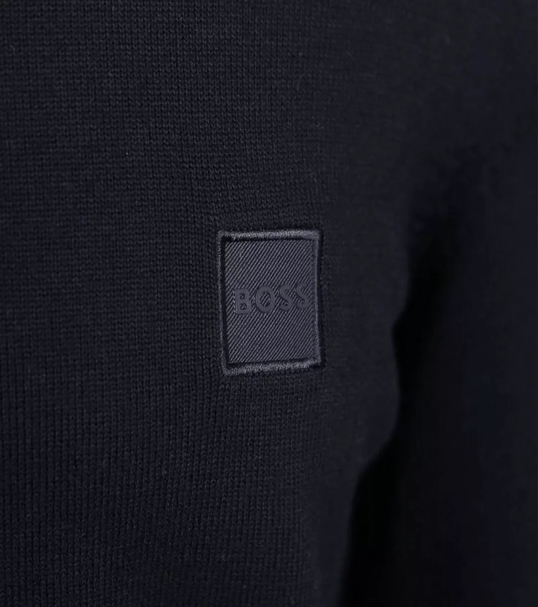 BOSS Rollkragenpullover Akiro Navy - Größe M günstig online kaufen