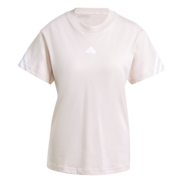 adidas Sportswear Kurzarmshirt FI 3-STREIFEN Damen T-Shirt creme-weiß/weiß günstig online kaufen