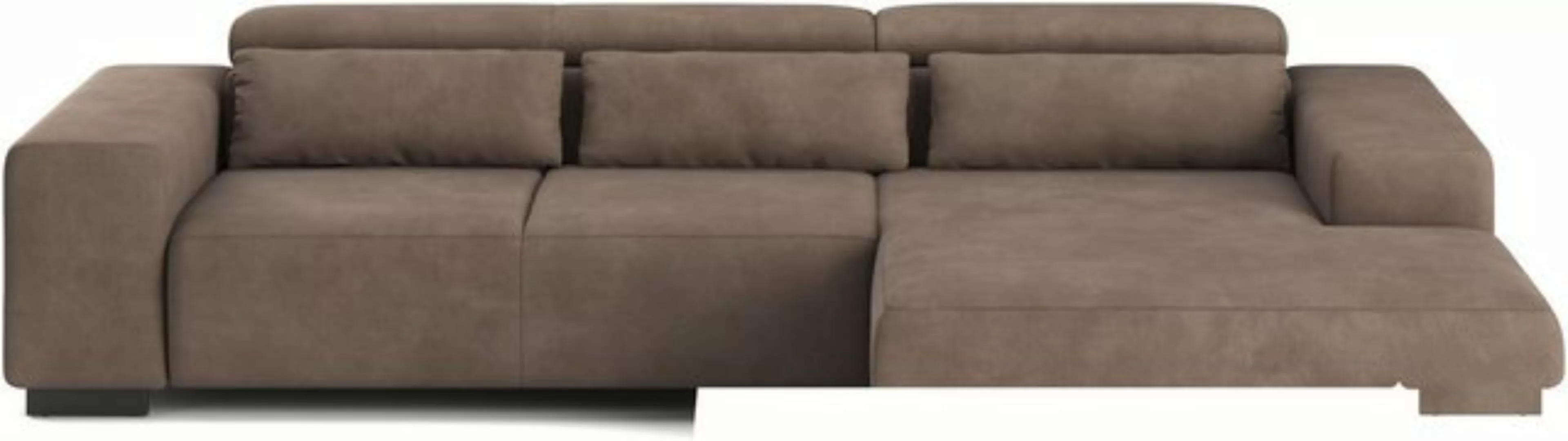 COTTA Ecksofa "Side L-Form, mit Kopfteilverstellung und Zierkissen", option günstig online kaufen