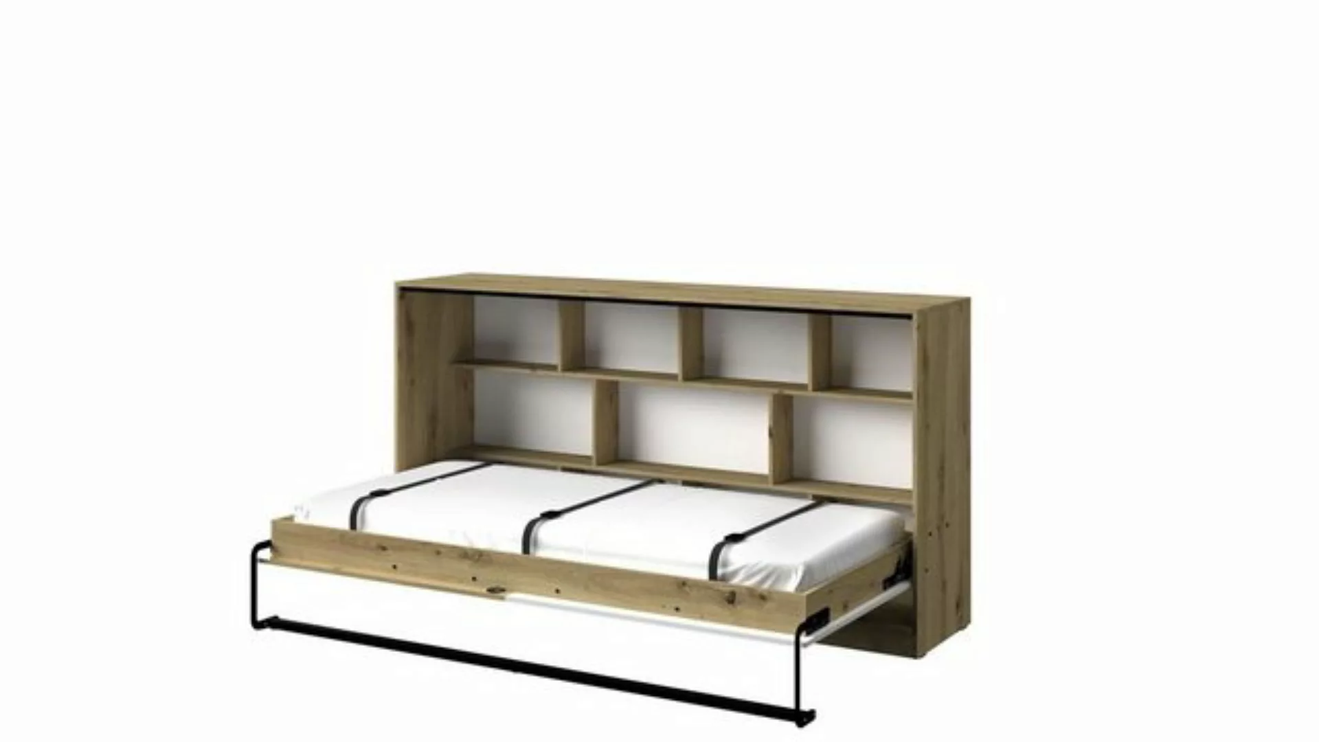 Stylefy Jugendbett Narin II (Schrankbett, Bett), 90x200 cm, klappbar, mit R günstig online kaufen