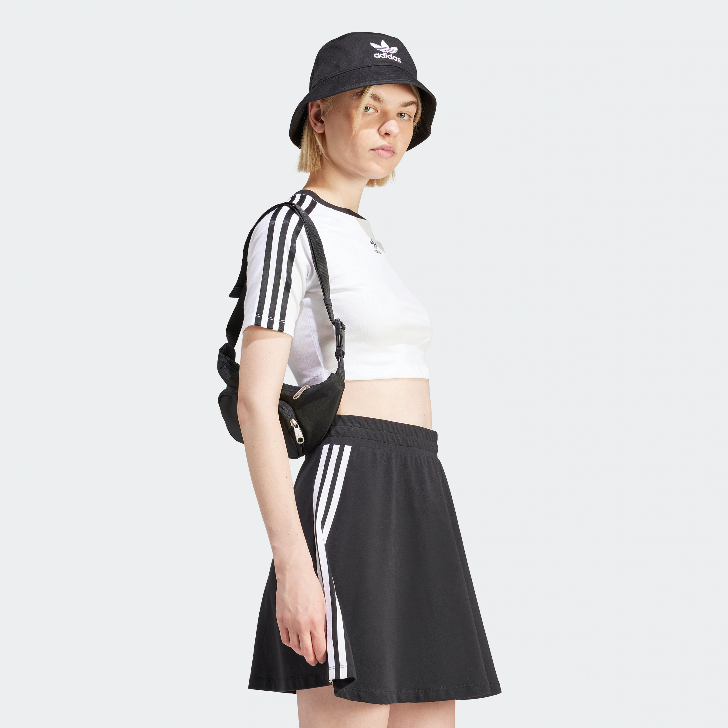 adidas Originals T-Shirt "3 S BABY TEE", Cropped drei Streifen Shirt günstig online kaufen