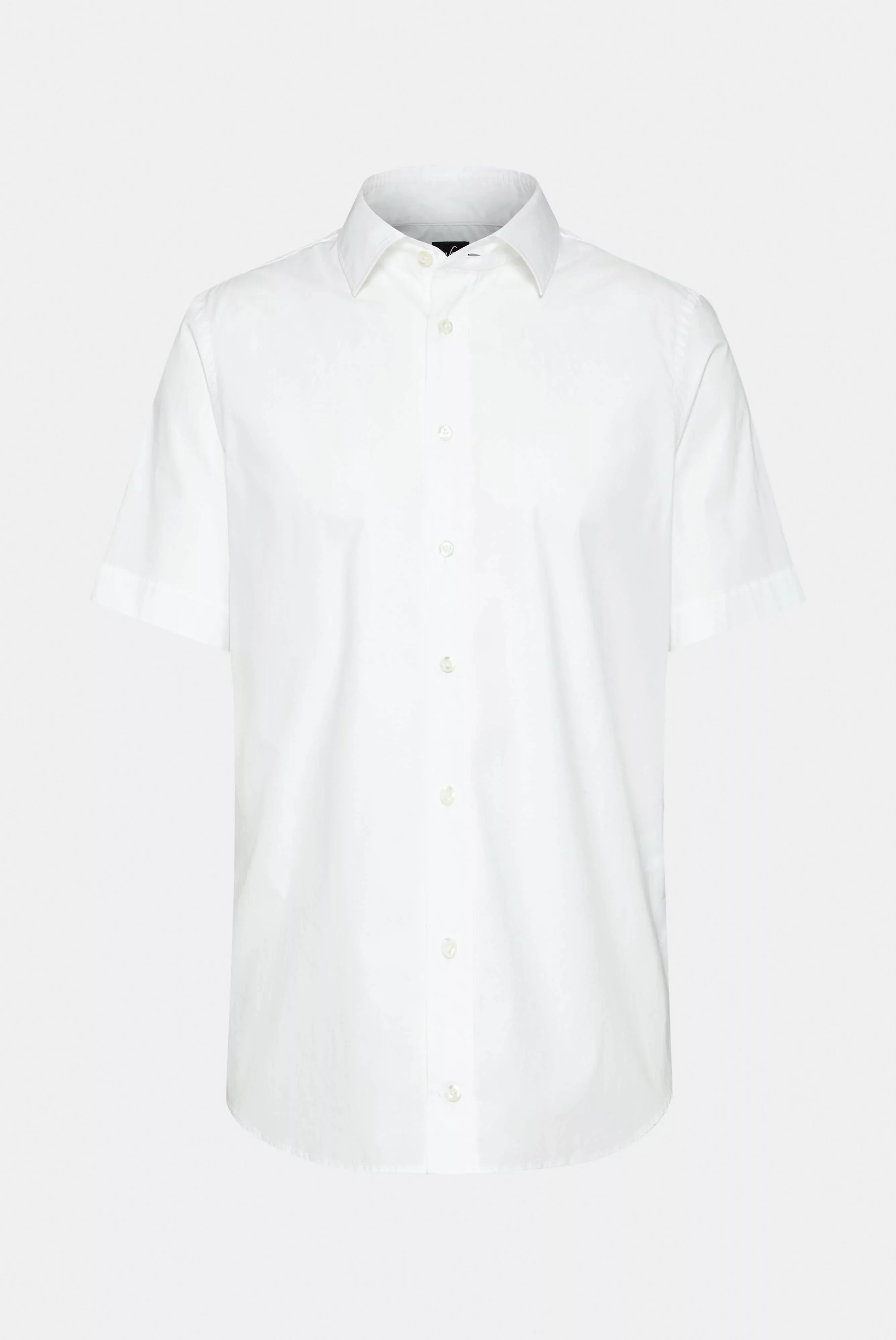 Hemd aus leichter Baumwolle mit Stretch-Hemdärmeln günstig online kaufen