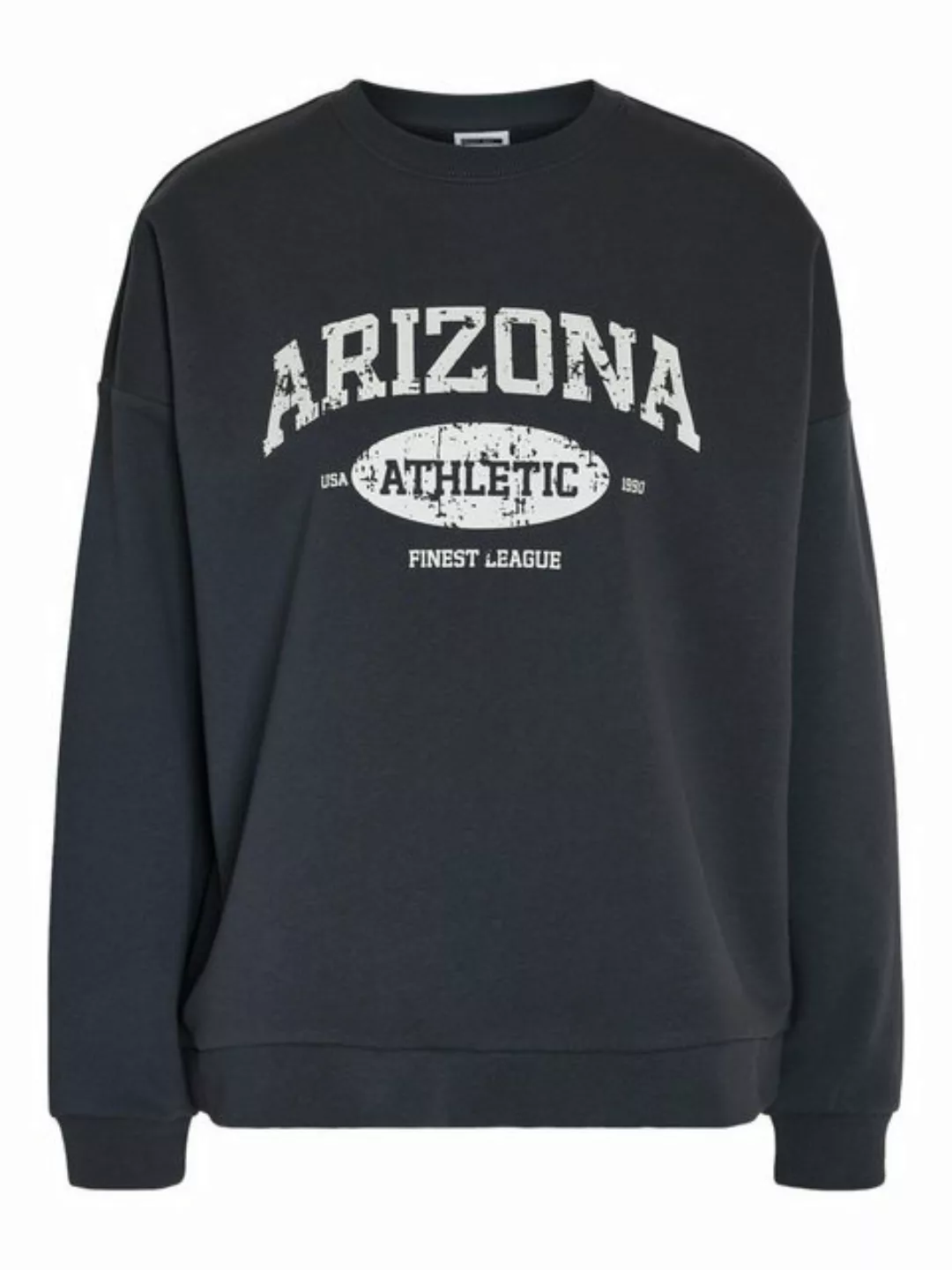 Noisy may Longpullover Pullover College Print locker geschnitten NMARYA L/S günstig online kaufen