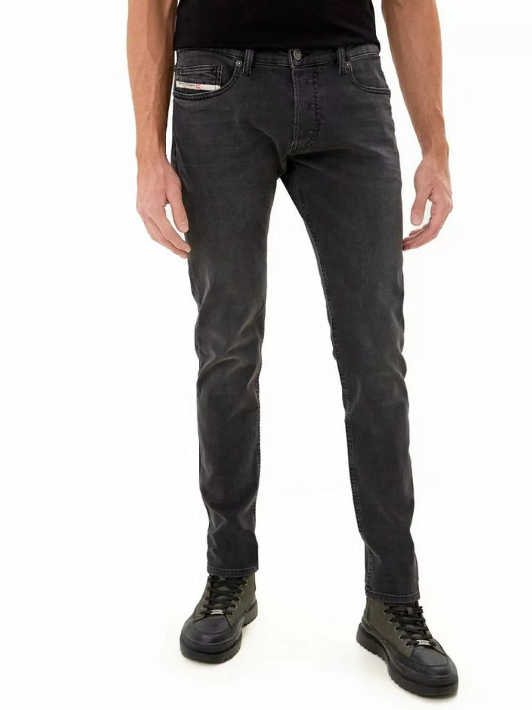 Diesel Tapered-fit-Jeans Regular Fit - Rinse Washed - D-Fining 009HF günstig online kaufen