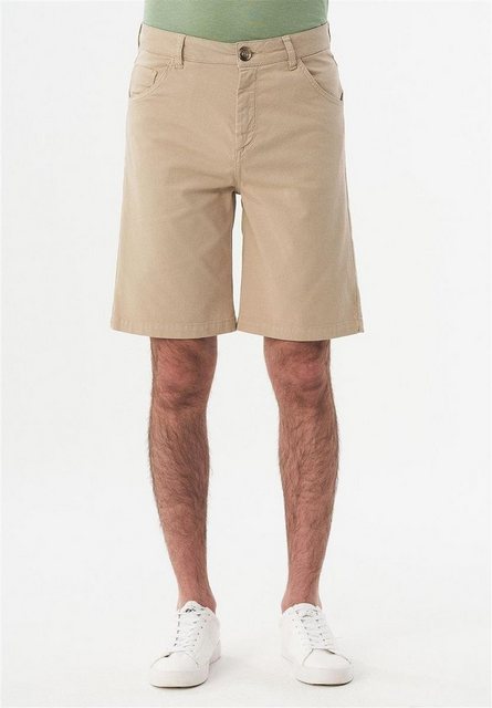 ORGANICATION Shorts Men's Regular Fit Garment Dyed Shorts in Beige günstig online kaufen