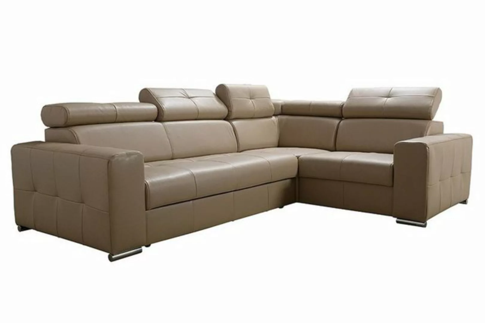 JVmoebel Ecksofa, Ecksofa Couch Polsterung Wohnzimmer Leder L-Form günstig online kaufen