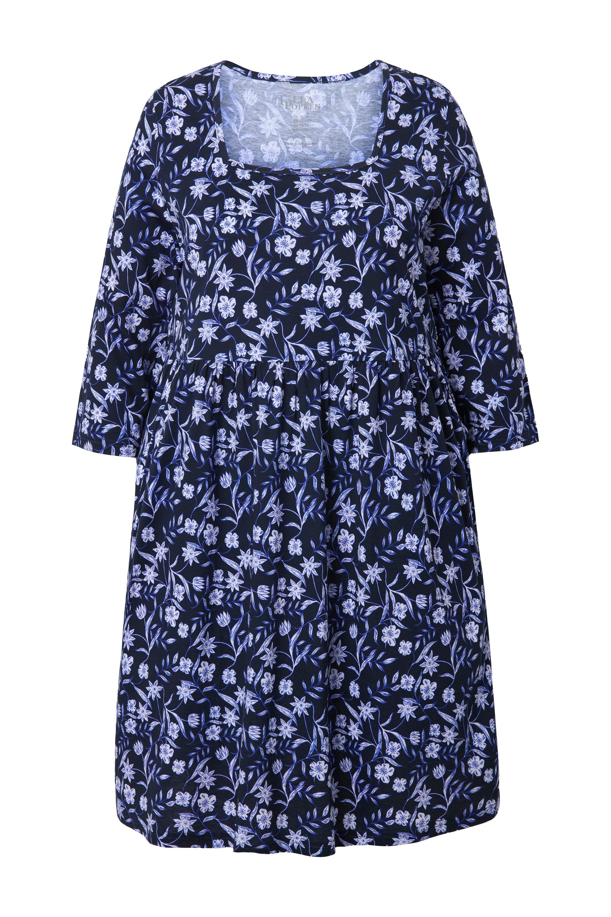 Ulla Popken Longshirt Longshirt Paisley A-Linie günstig online kaufen