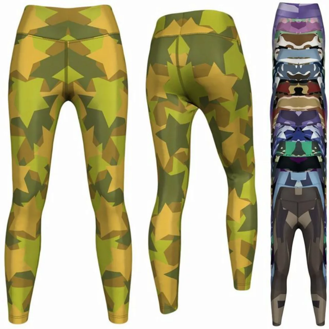 German Wear Leggings GYM-8038 Camo Leggings dehnbar für Sport Yoga Gymnasti günstig online kaufen