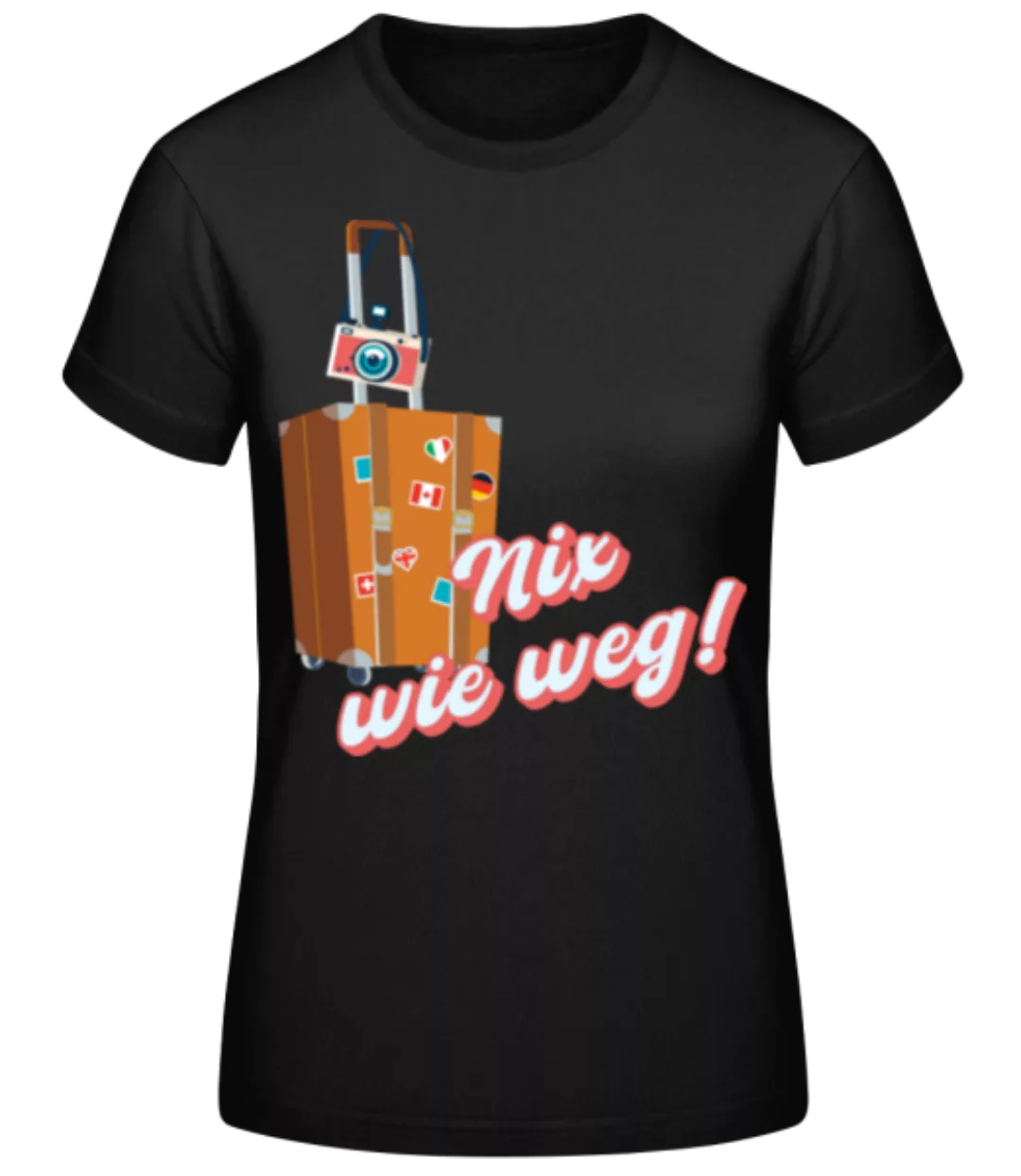 Nix Wie Weg · Frauen Basic T-Shirt günstig online kaufen