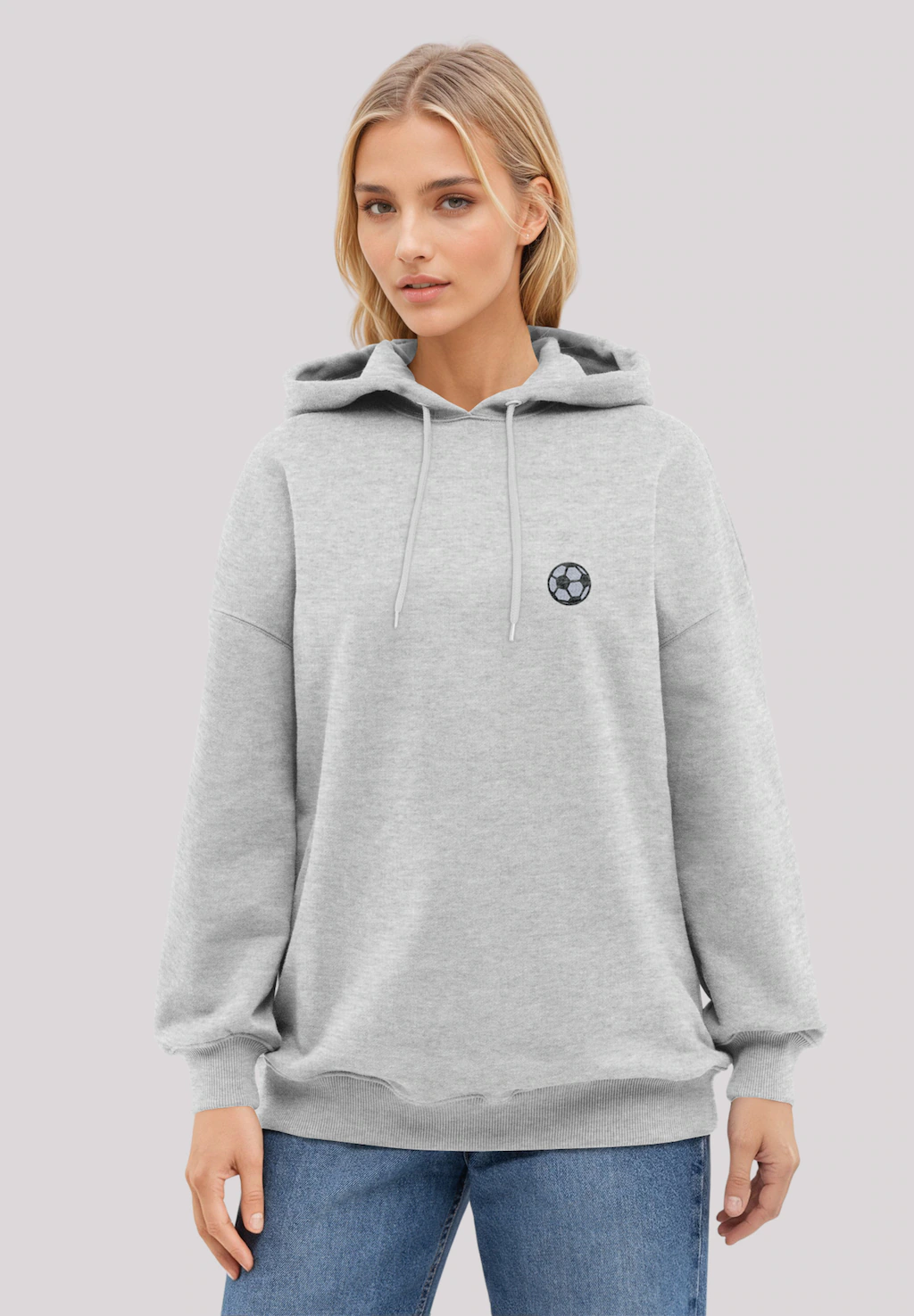 F4NT4STIC Kapuzenpullover "Soccer Bestickt", Premium Qualität günstig online kaufen