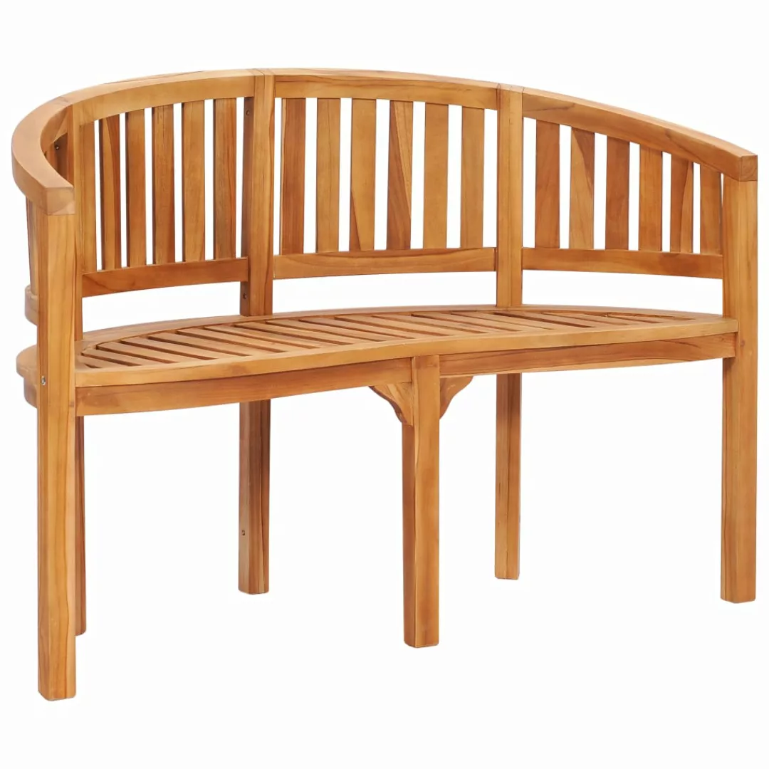 Bananenbank 120 Cm Massivholz Teak günstig online kaufen