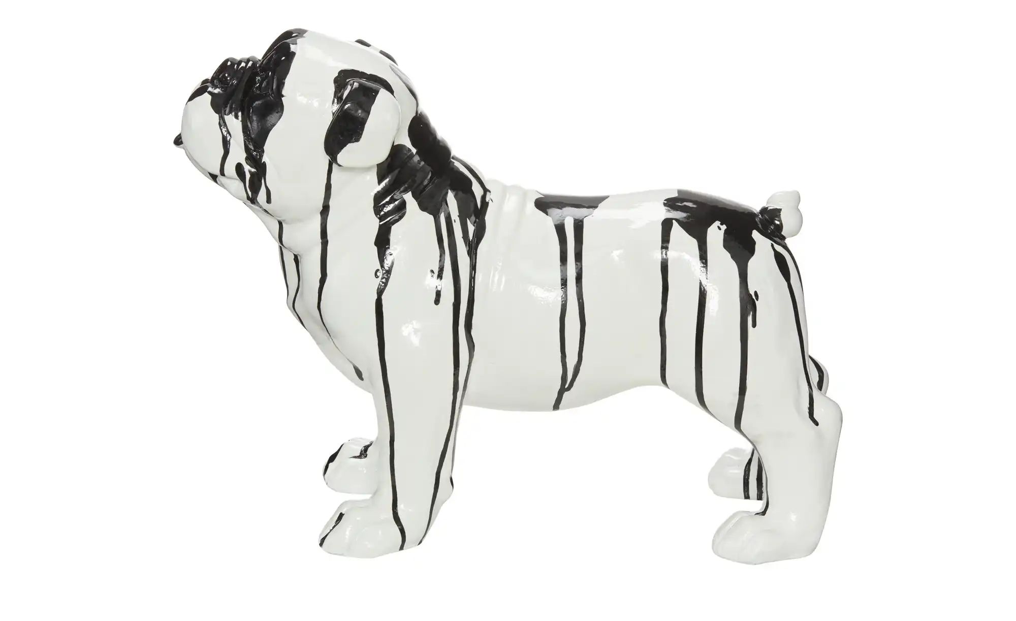 Deko Hund ¦ weiß ¦ Polyresin (Kunstharz) ¦ Maße (cm): B: 41 H: 30,3 T: 18,4 günstig online kaufen