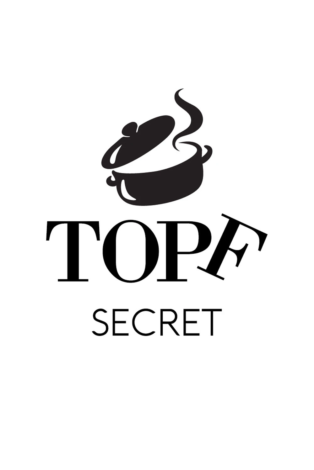 queence Wanddekoobjekt "TOPF SECRET", Stahlschild, Blechschild, Spruch, Wit günstig online kaufen