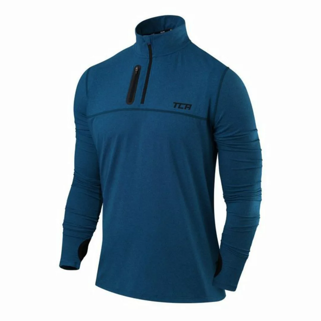 TCA Langarmshirt TCA Herren Fusion Pro Quickdry Langarm Laufshirt - Rot/Sch günstig online kaufen