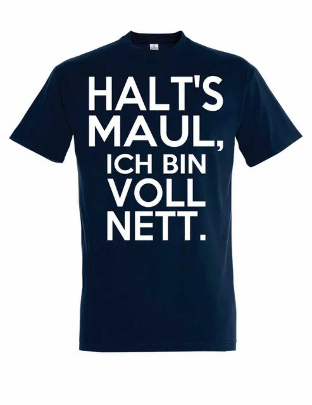 Youth Designz Print-Shirt Herren T-Shirt "Halts Maul ich bin voll nett" Pri günstig online kaufen