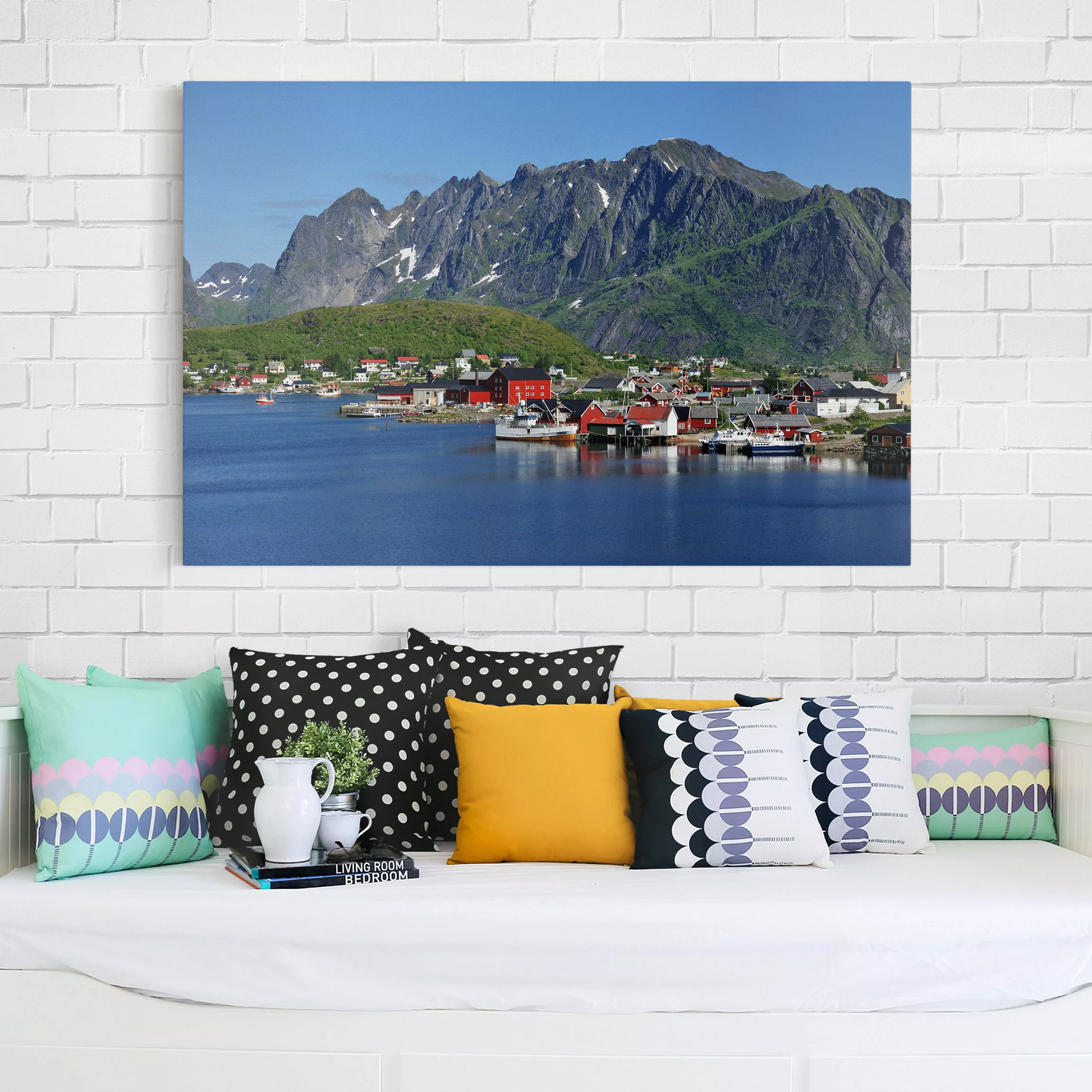 Leinwandbild Architektur & Skyline - Querformat Finnmark günstig online kaufen