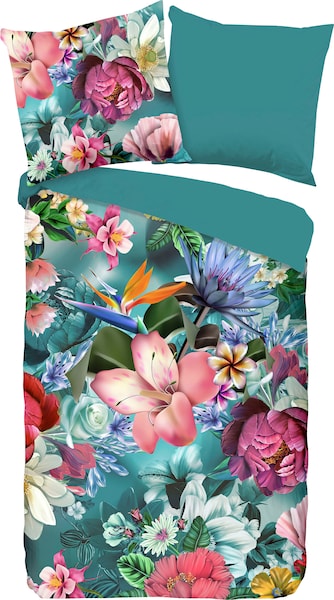 good morning Wendebettwäsche »Tiandra«, (2 tlg.), mit floralem Print günstig online kaufen