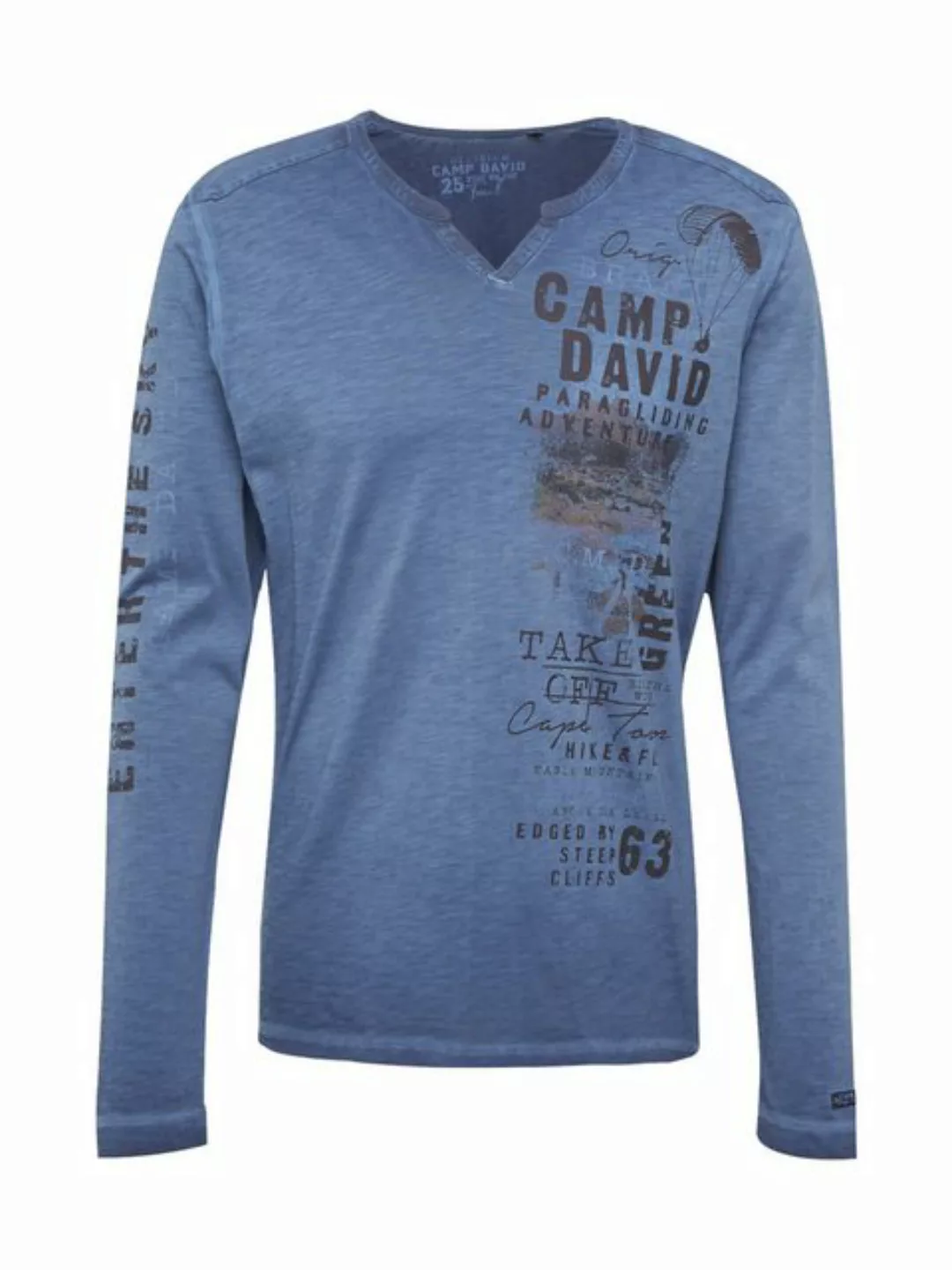 CAMP DAVID Langarmshirt aus Baumwolle günstig online kaufen