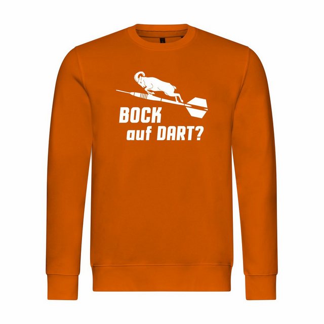 deinshirt Rundhalspullover Herren Sweatshirt Bock auf Dart Mit Print Motiv, günstig online kaufen