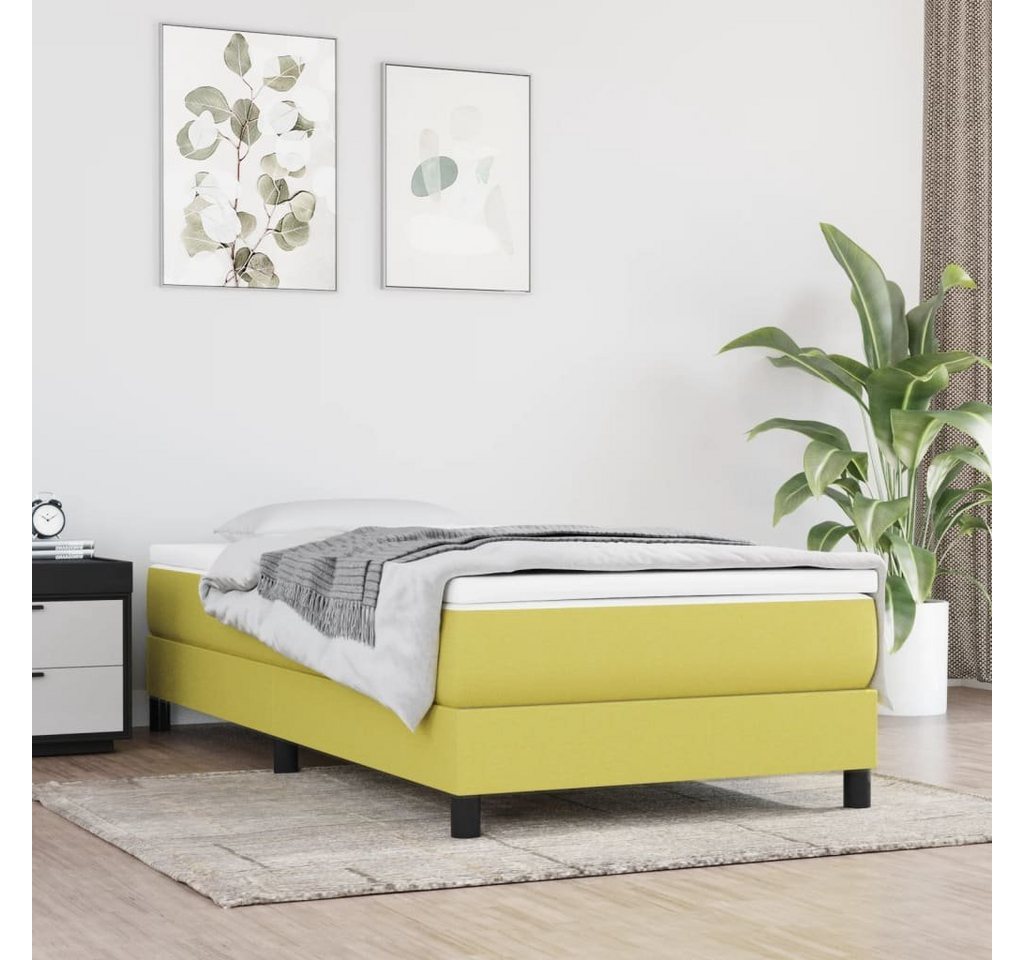 furnicato Bett Bettgestell Grün 80x200 cm Stoff günstig online kaufen