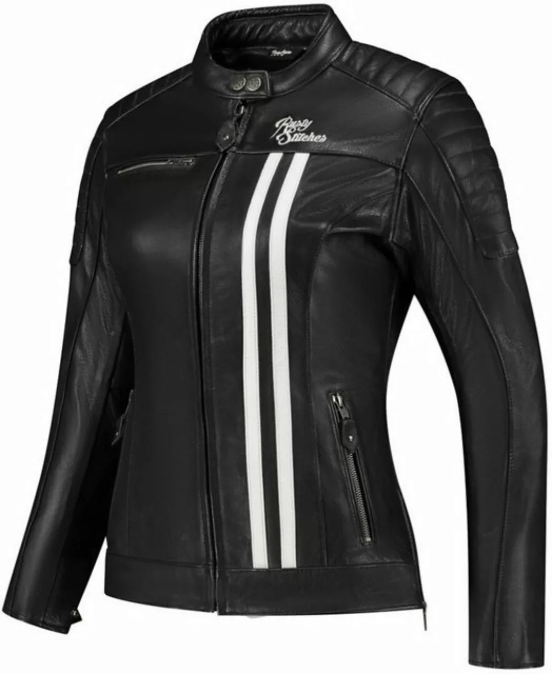 Rusty Stitches Motorradjacke Alice Damen Motorrad Lederjacke günstig online kaufen