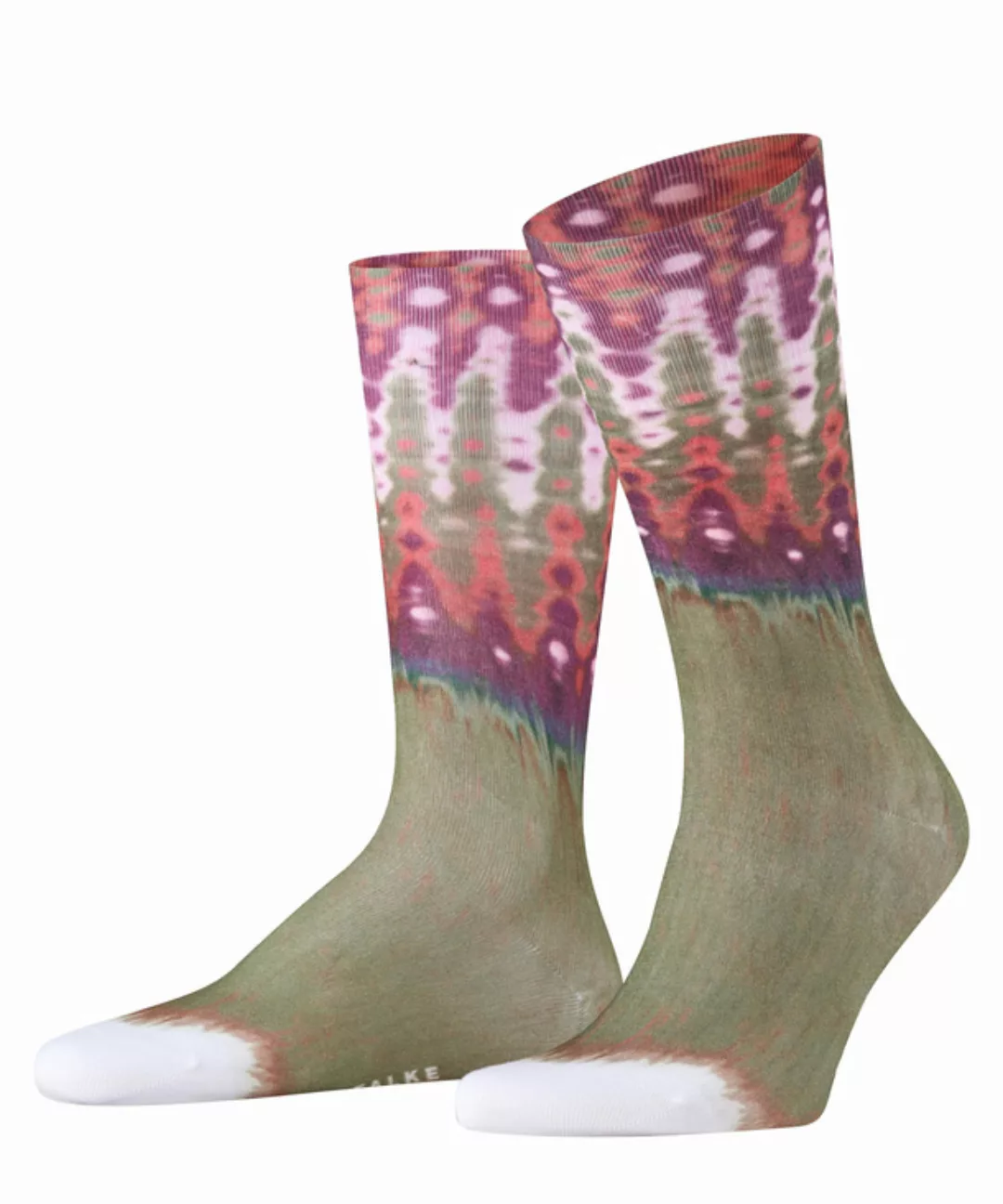 FALKE Corolla Ink Herren Socken, 43-44, Weiß, AnderesMuster, Baumwolle, 124 günstig online kaufen