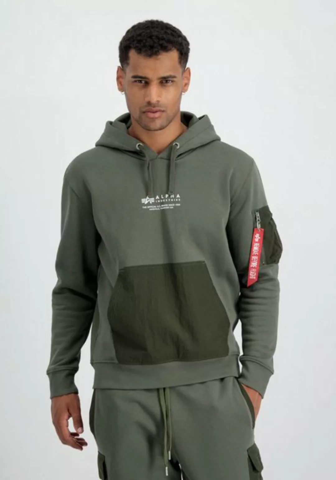 Alpha Industries Hoodie Alpha Industries Men - Hoodies Nylon Pocket Hoodie günstig online kaufen