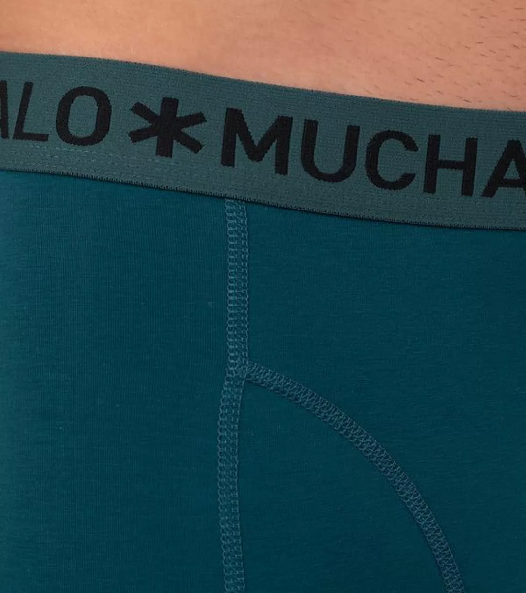 Muchachomalo Shorts 3er-Pack Solid Grün Blau 580 - Größe S günstig online kaufen