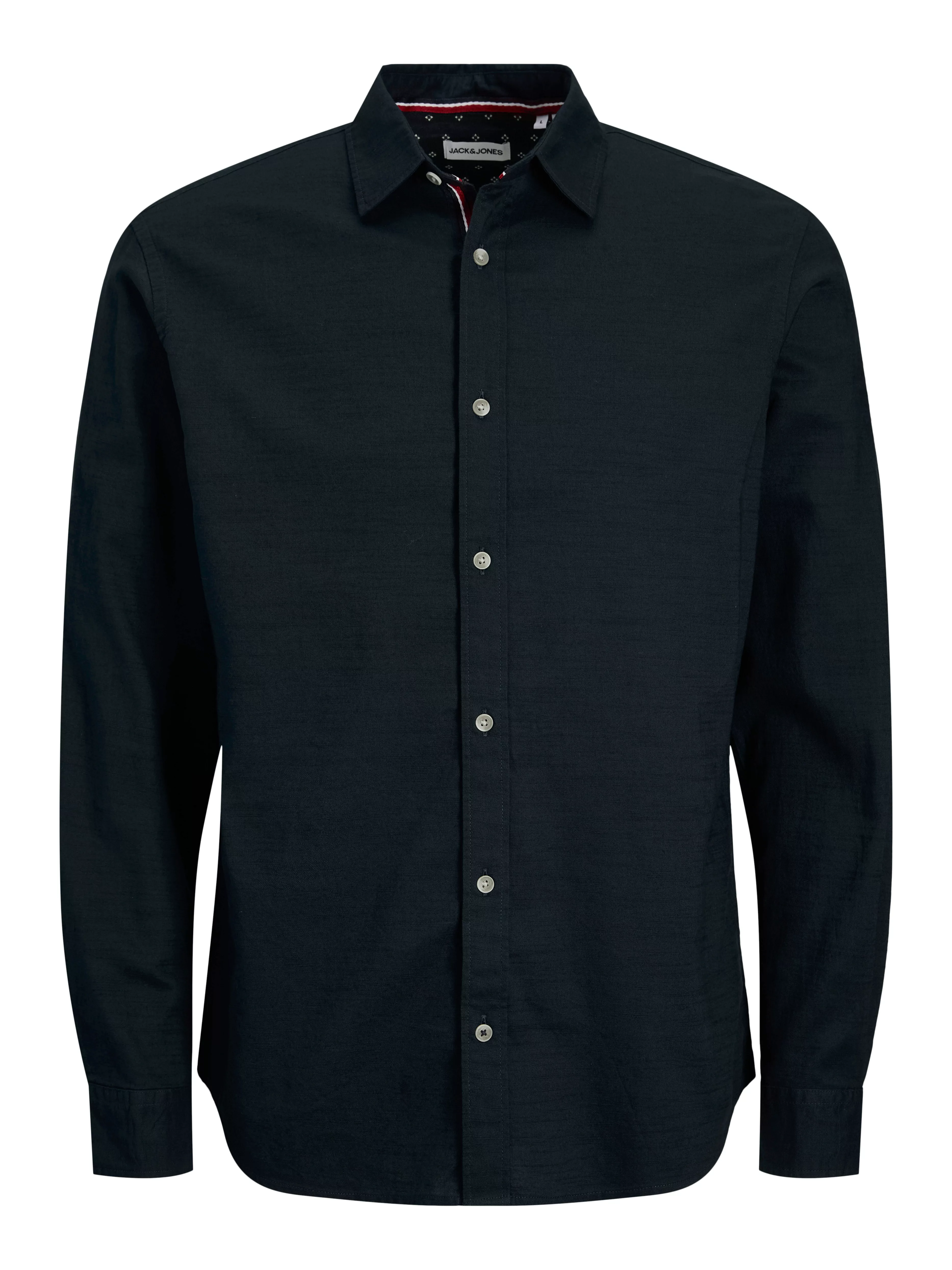 Jack & Jones Langarmhemd "JJPIERRE SLUB DETAIL SHIRT LS" günstig online kaufen