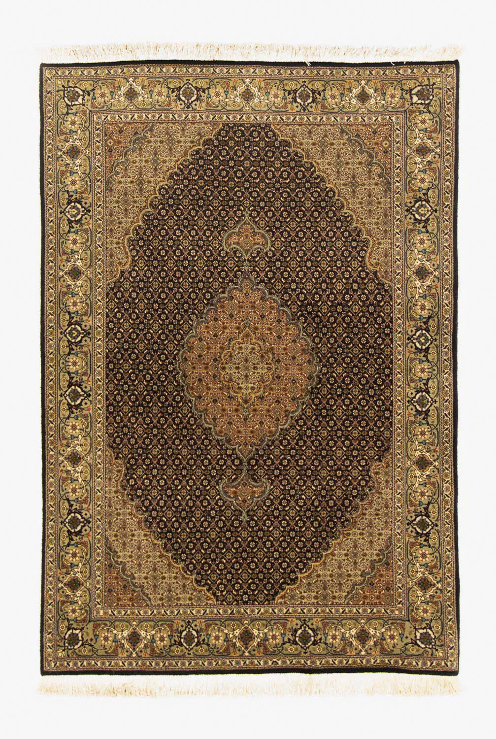 morgenland Orientteppich »Perser - Täbriz - Royal - 153 x 105 cm - dunkelbl günstig online kaufen