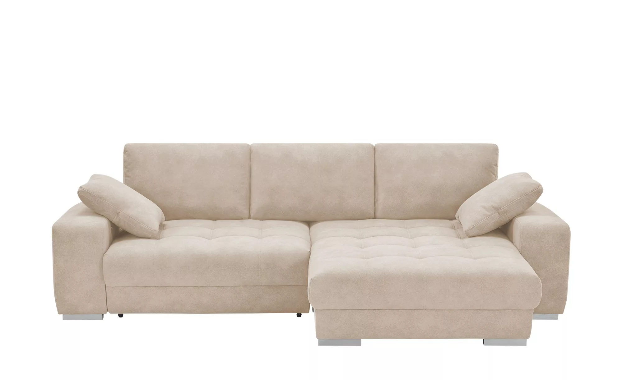 bobb Ecksofa  mit pflegeleichtem Bezugsstoff  Caro II ¦ beige ¦ Maße (cm): günstig online kaufen