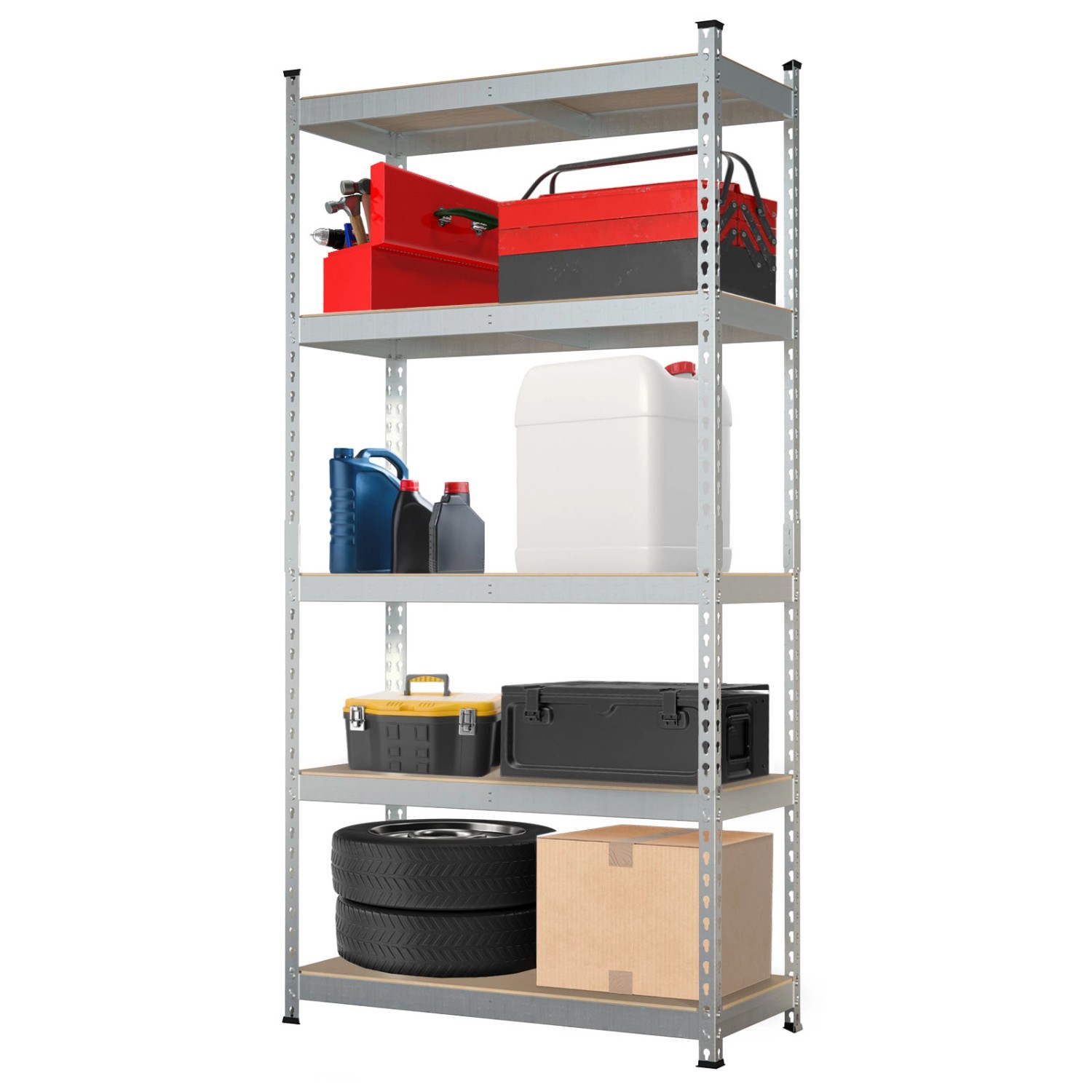 KARAT Schwerlastregal Rhino bis 1050 kg Pulverbeschichtet 180 x 90 x 45 cm günstig online kaufen