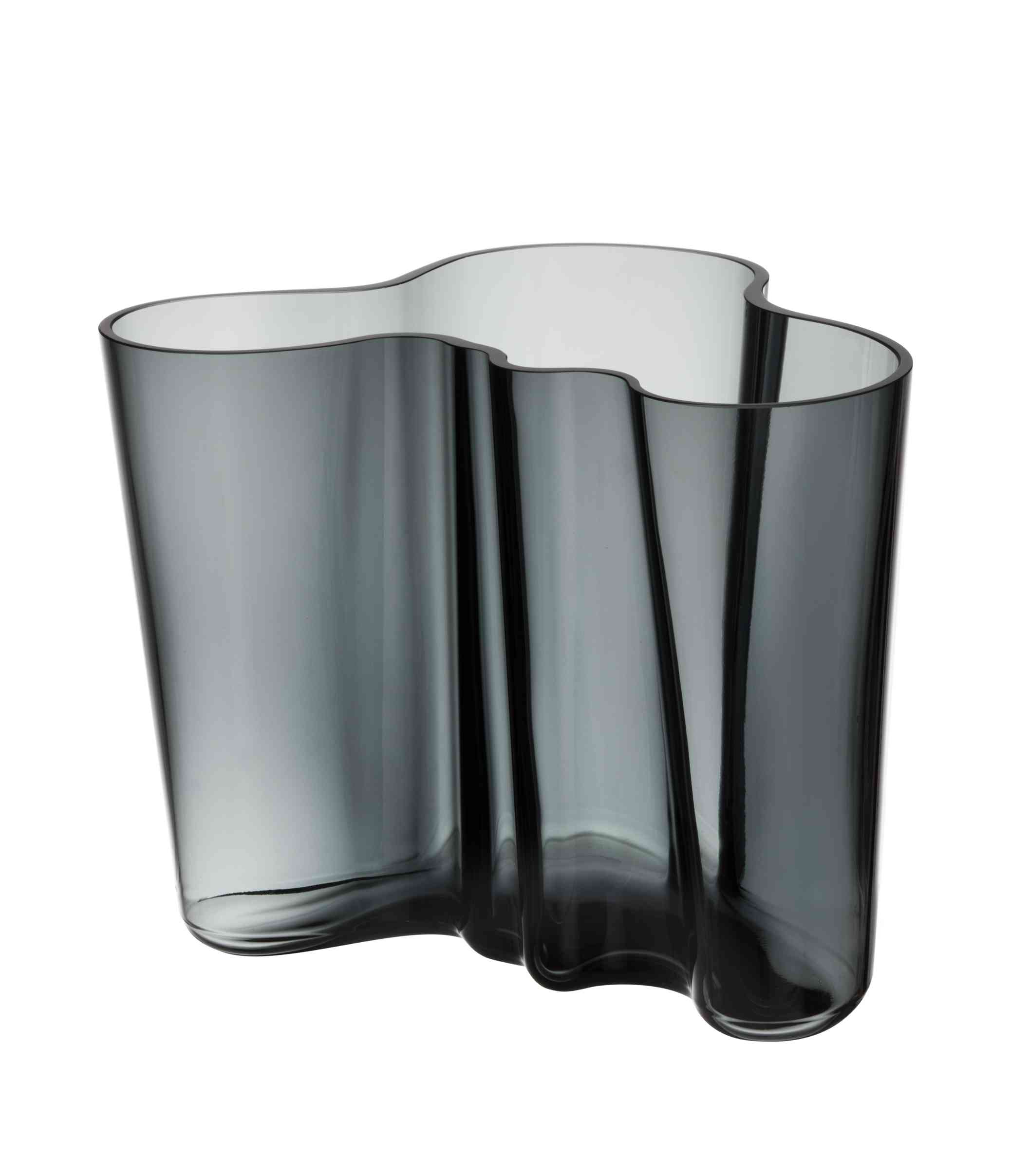 Aalto Vase 160 mm  dunkelgrau günstig online kaufen