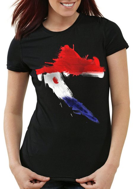 style3 T-Shirt Flagge Kroatien Fußball Sport Croatia WM EM Fahne günstig online kaufen