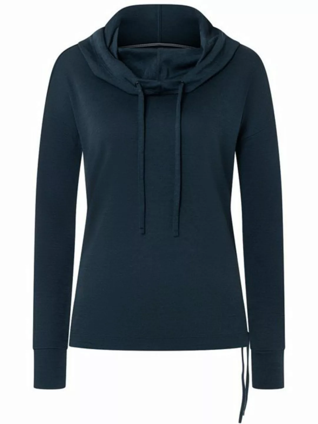 SUPER.NATURAL Hoodie für Damen, nachhaltig, Merino FUNNEL BIO mit Tunnelzug günstig online kaufen