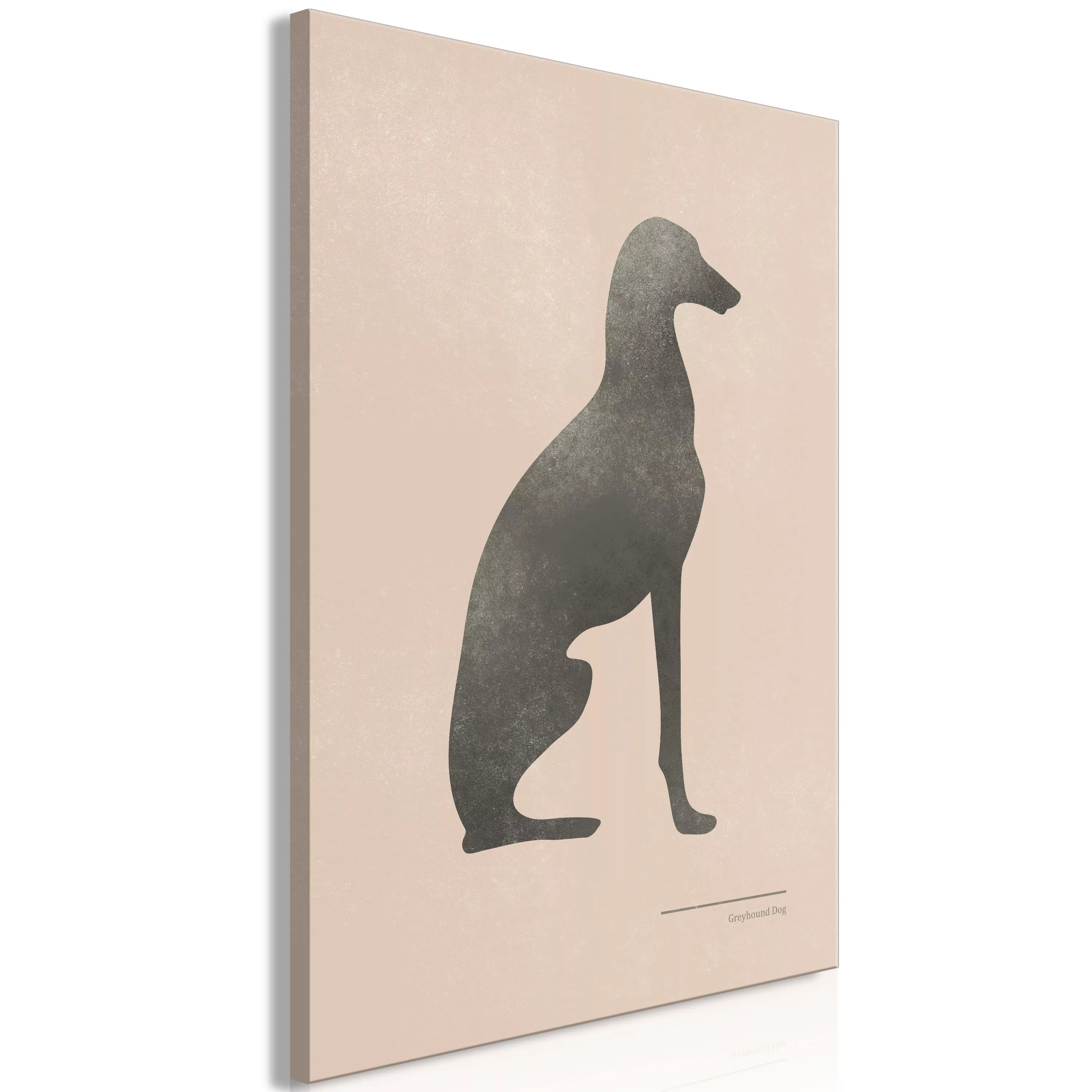 Wandbild - Calm Greyhound (1 Part) Vertical günstig online kaufen