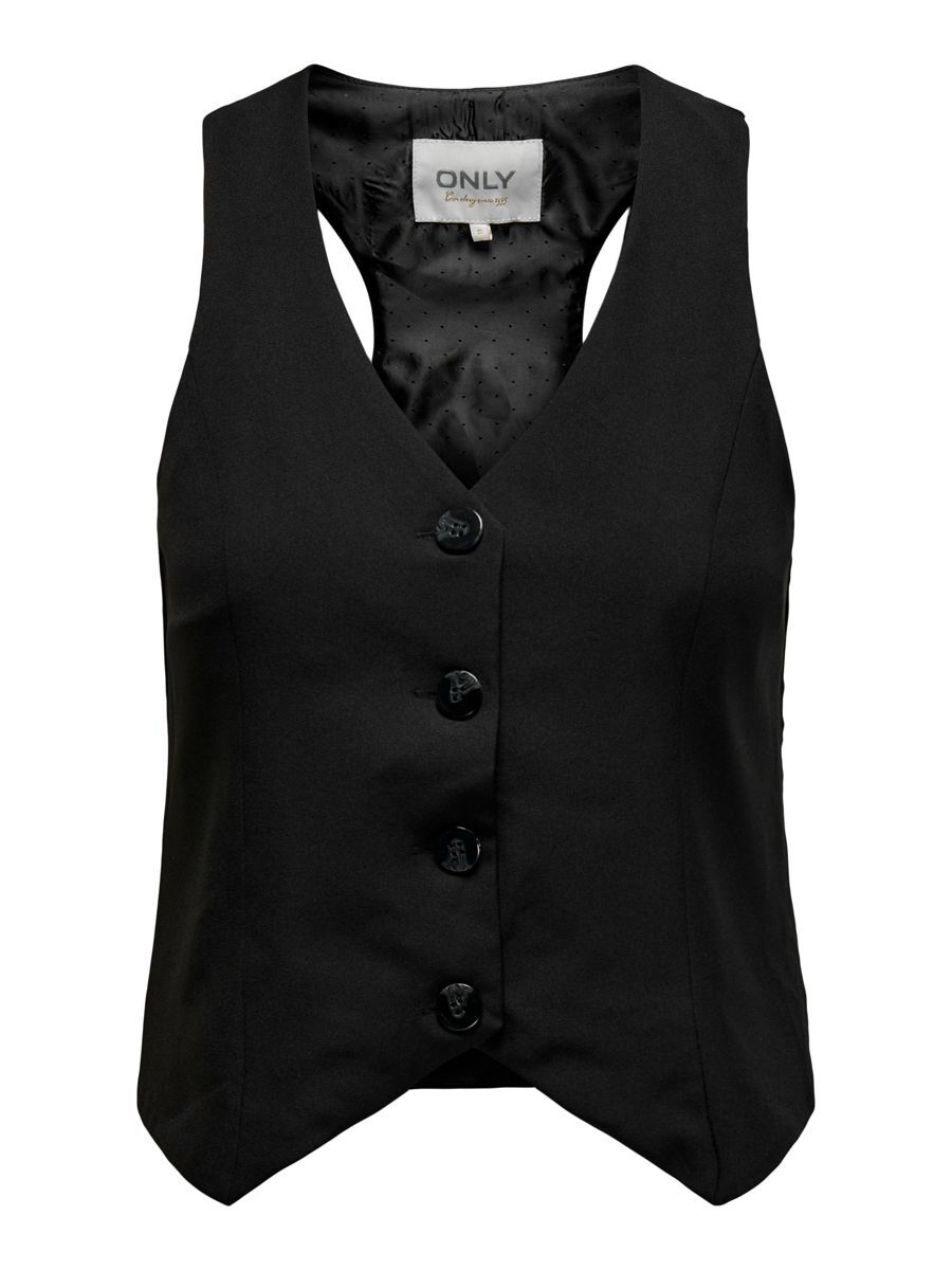 ONLY Elegante Weste Damen Schwarz günstig online kaufen