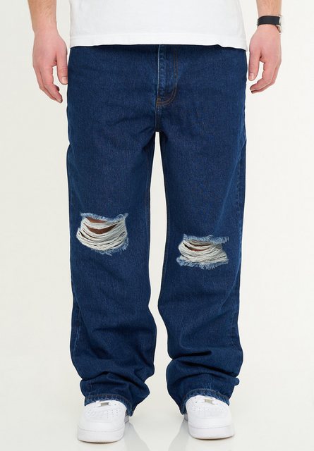 DAILY COTTON Loose-fit-Jeans DCPAPILON Herren Lange Hose Jeans Ripped Loose günstig online kaufen