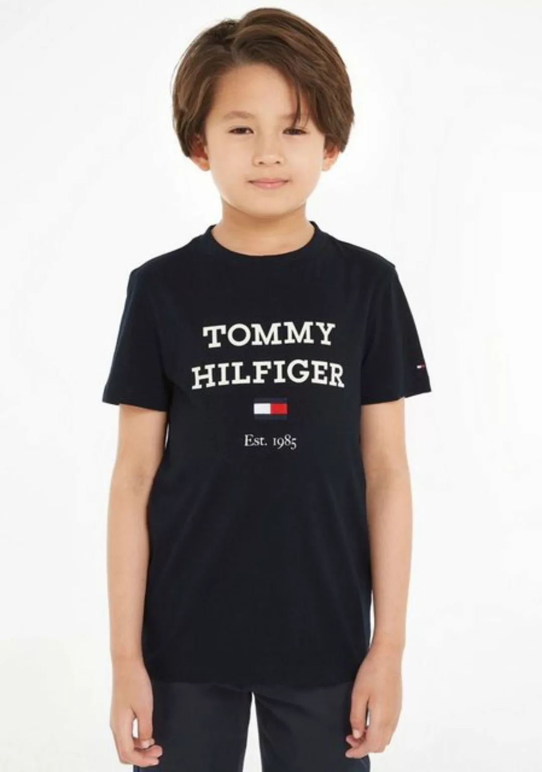 Tommy Hilfiger T-Shirt TH LOGO TEE S/S mit großem TH-Logo günstig online kaufen