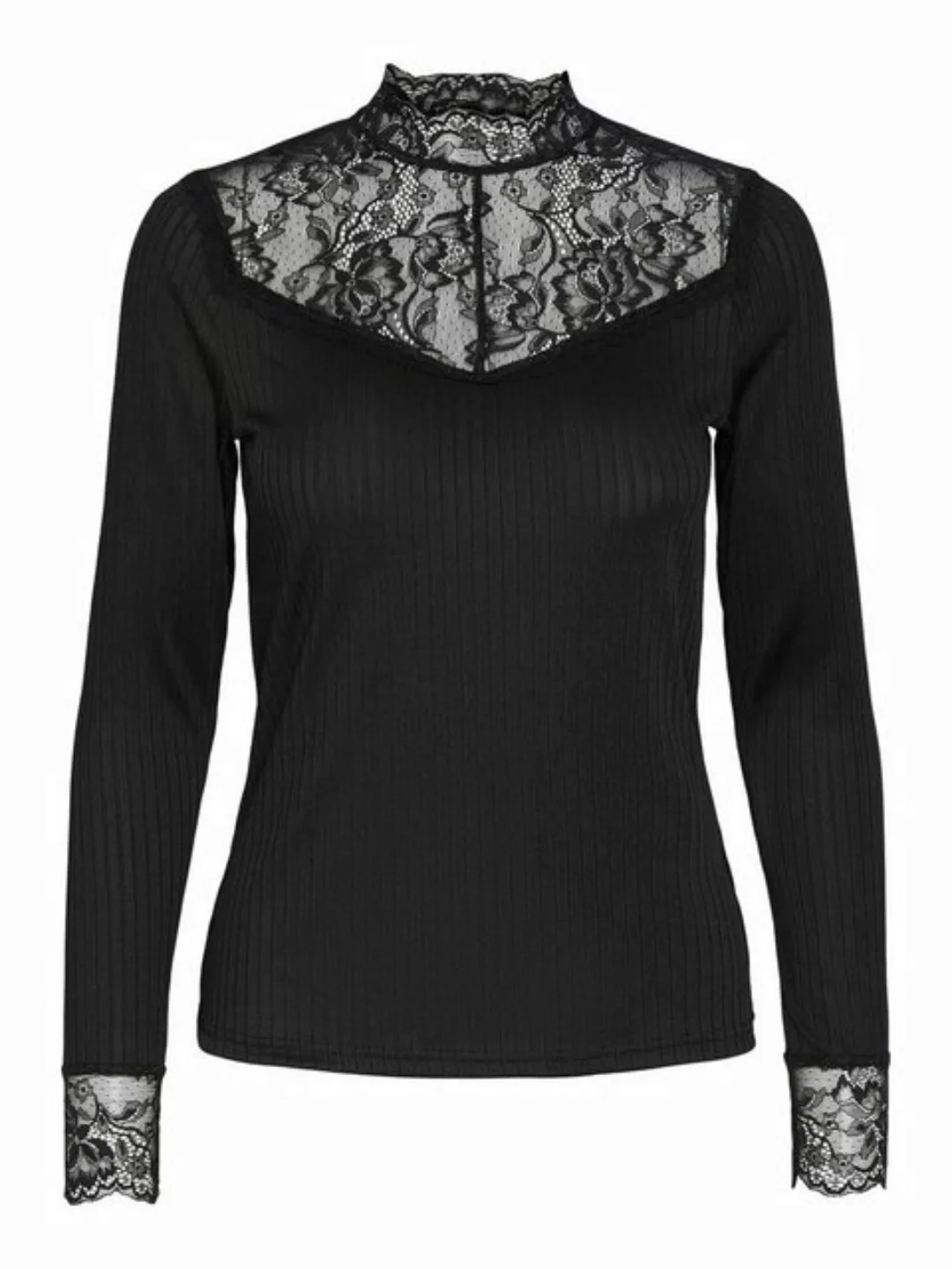 Y.A.S Langarmshirt YASBLACE LS TOP S. NOOS günstig online kaufen