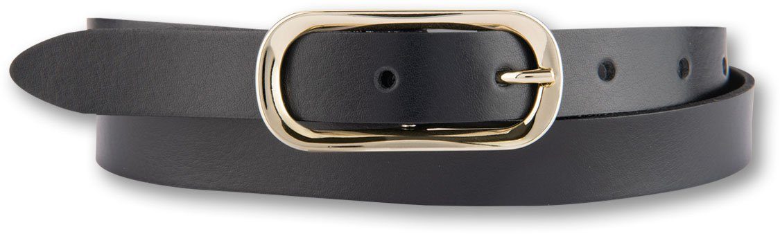 BERND GÖTZ Ledergürtel, mit ovaler Goldschließe günstig online kaufen