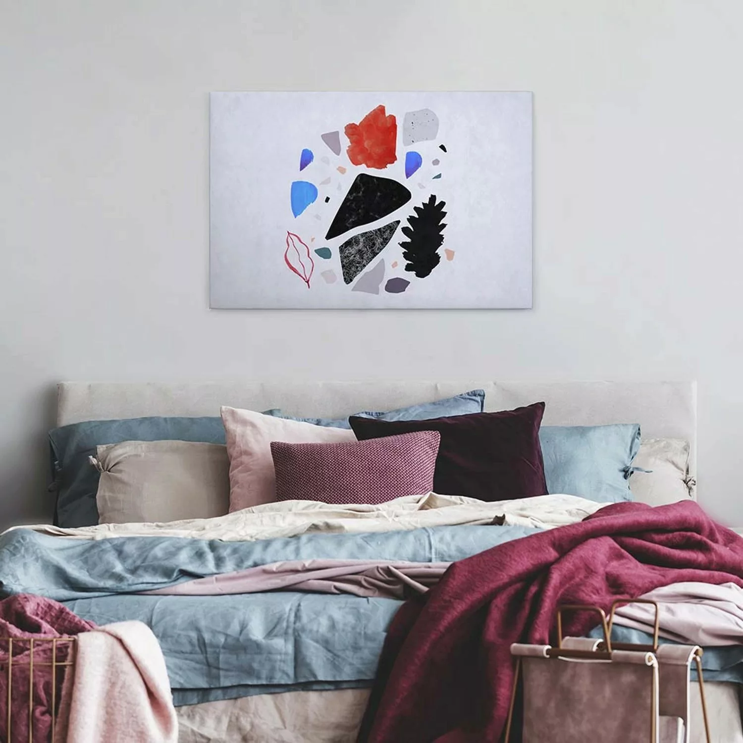 A.S. Création Leinwandbild "terrazzo 3", Abstrakt, (1 St.), Keilrahmen Bild günstig online kaufen