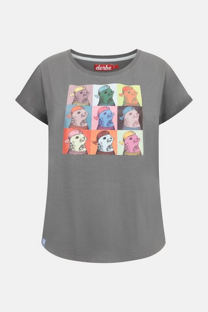 Derbe Print-Shirt Robbe Collage Damen T-Shirt (1-tlg) günstig online kaufen