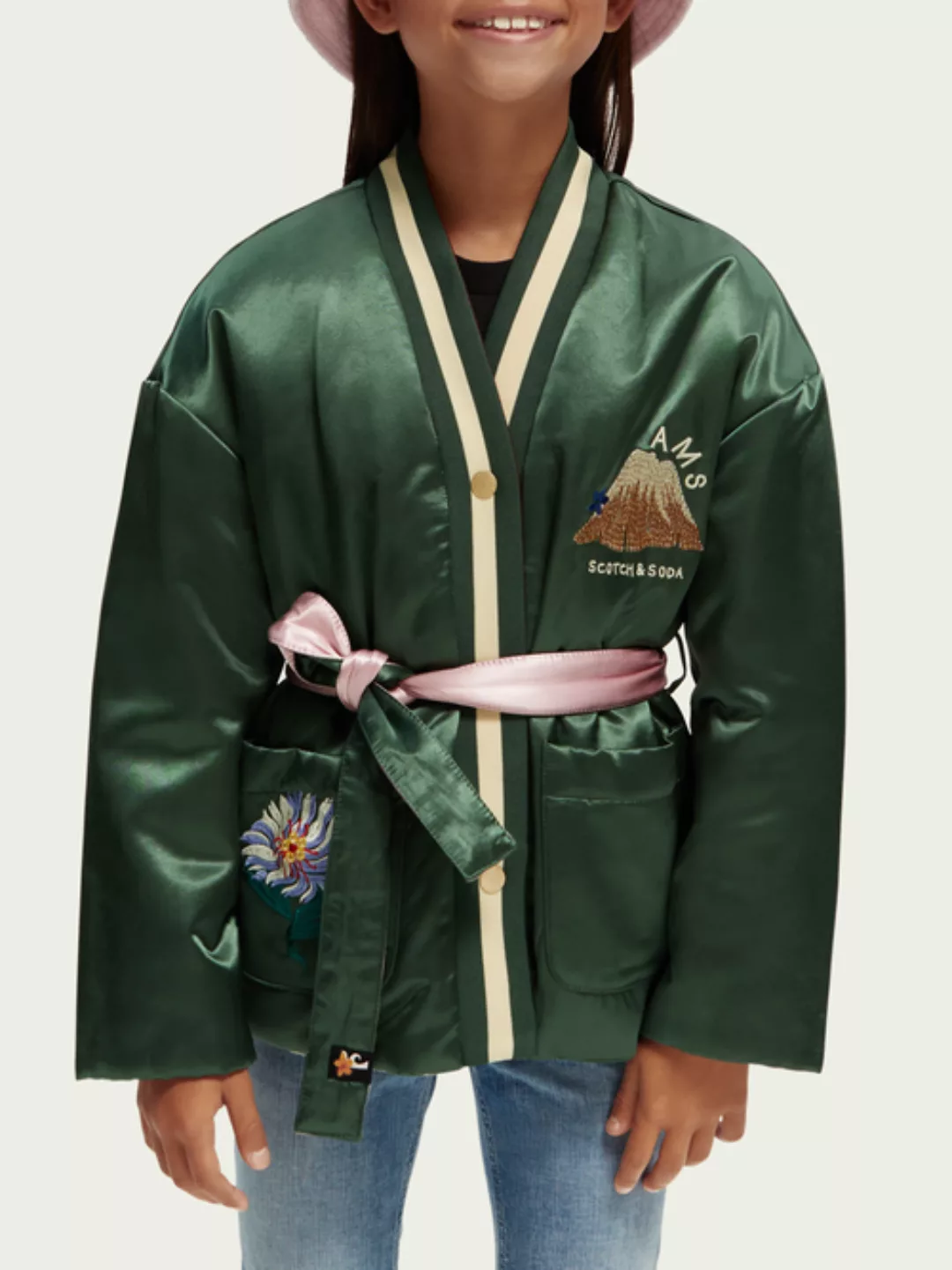 Scotch & Soda Wendbare Kimono-Bomberjacke günstig online kaufen