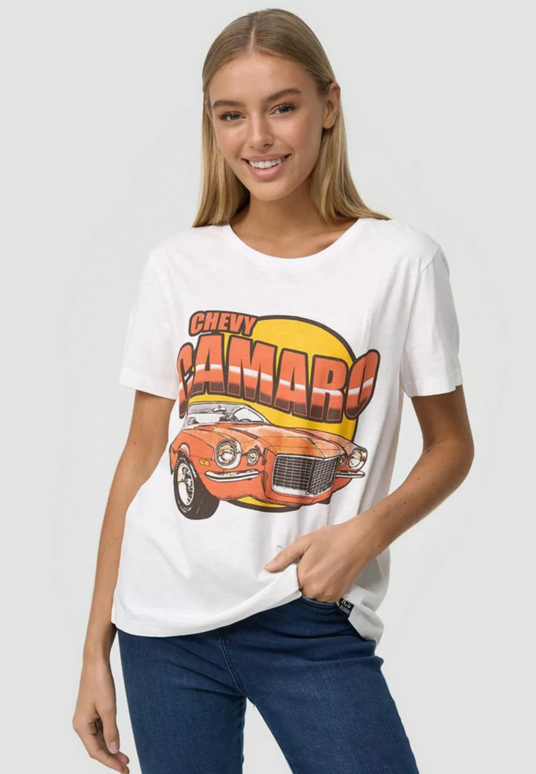 Recovered T-Shirt Chevy Camaro GOTS zertifizierte Bio-Baumwolle günstig online kaufen